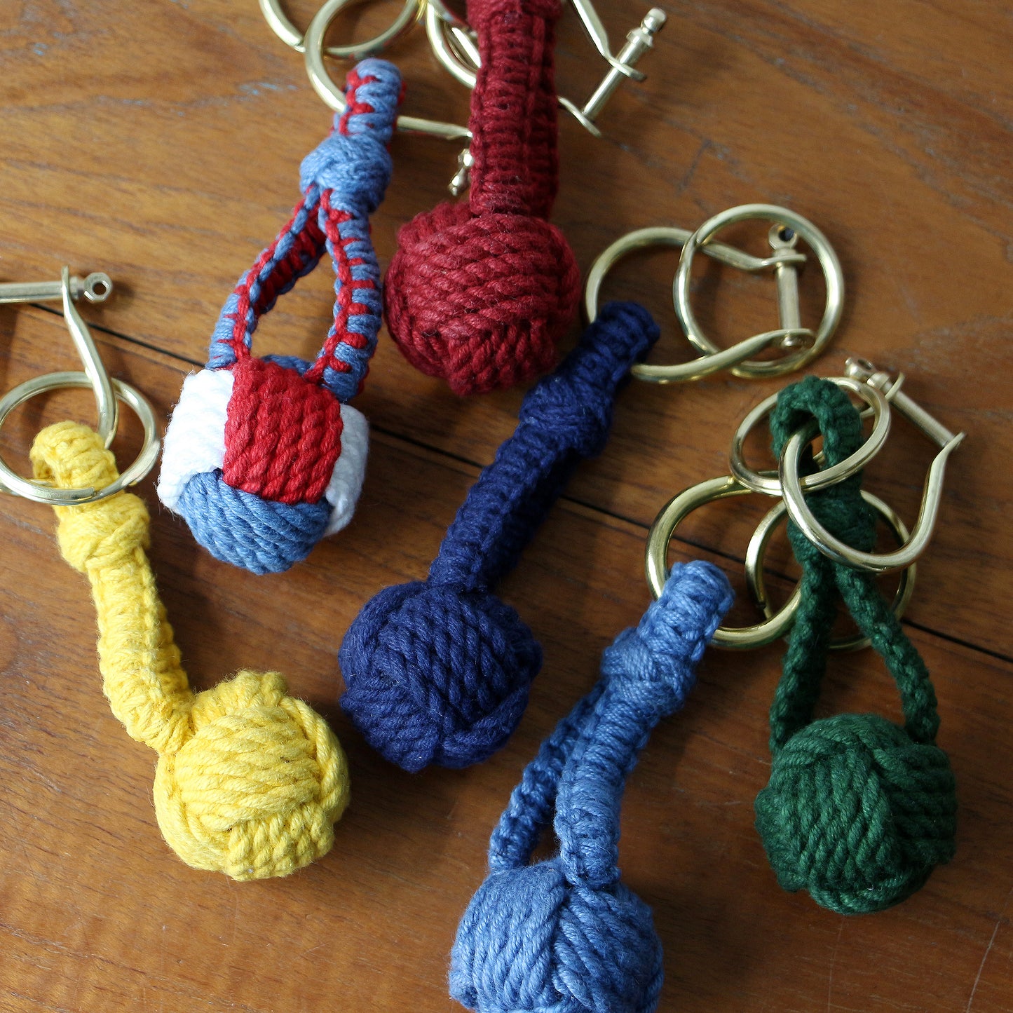 Monkey Knot Keyring green モンキーノット キーリング  グリーン