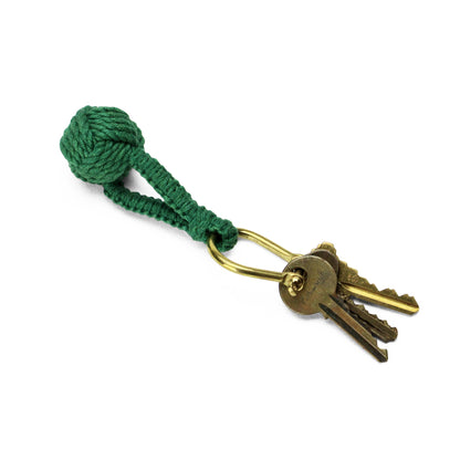 Monkey Knot Keyring green モンキーノット キーリング  グリーン