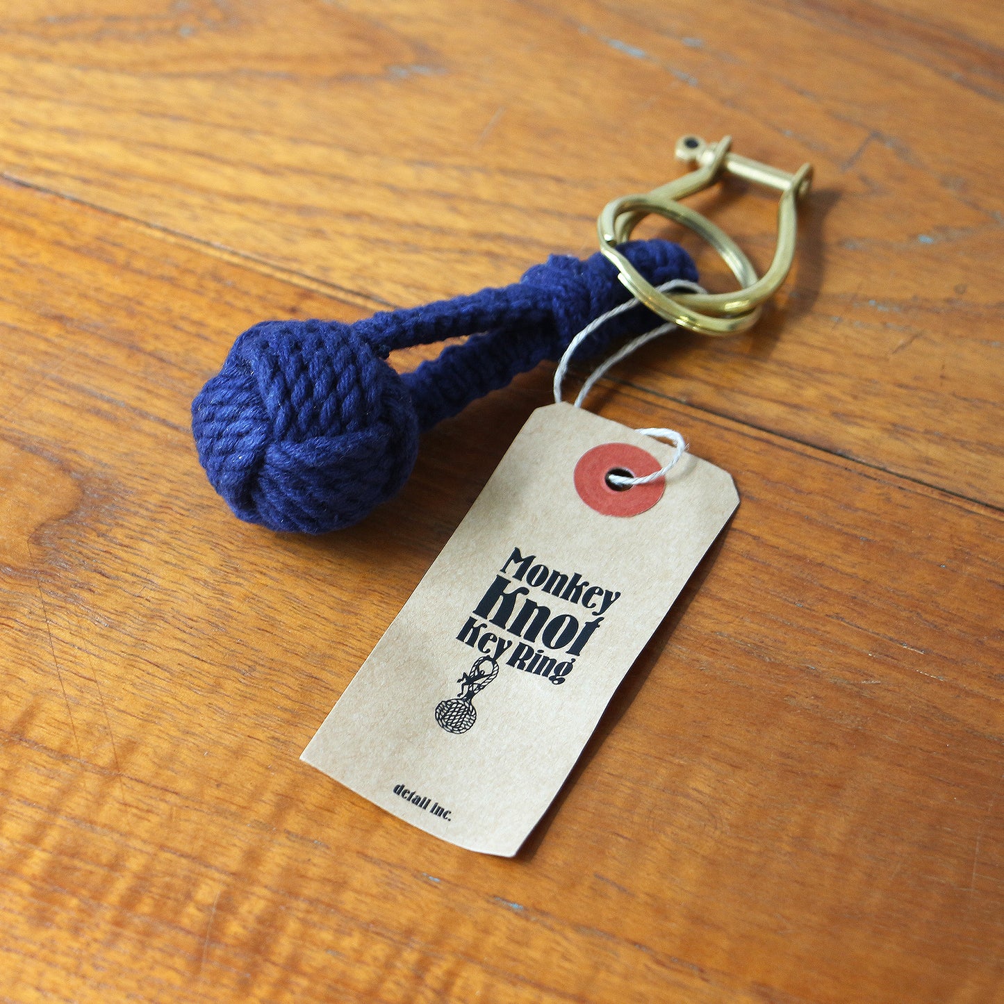 Monkey Knot Keyring navy モンキーノット キーリング  ネイビー