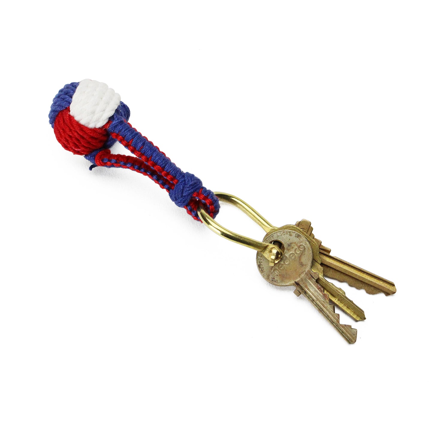 Monkey Knot Keyring tricolor モンキーノット キーリング  トリコロール