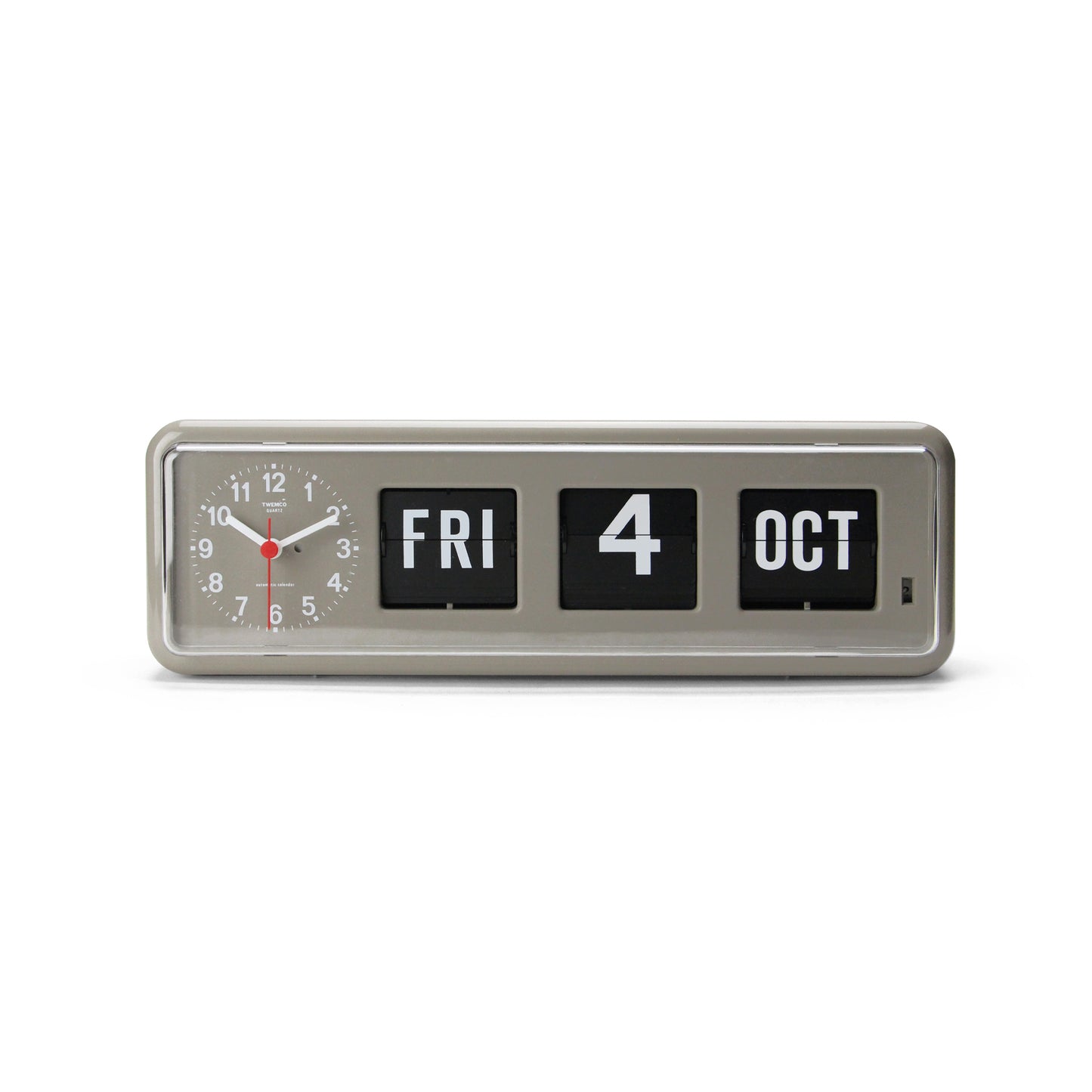 Twemco Calendar Clock Gray トゥエンコ　カレンダークロック  グレー