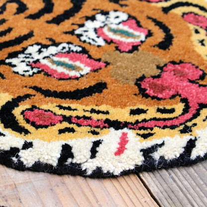 Tibetan Tiger Rug DTTR-02 L チベタン タイガーラグ  DTTR-02 S