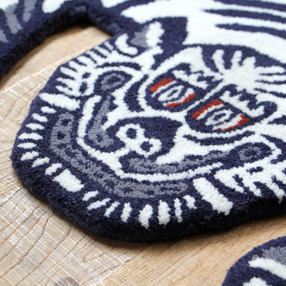 Tibetan Tiger Rug White S チベタン タイガーラグ  ホワイト S