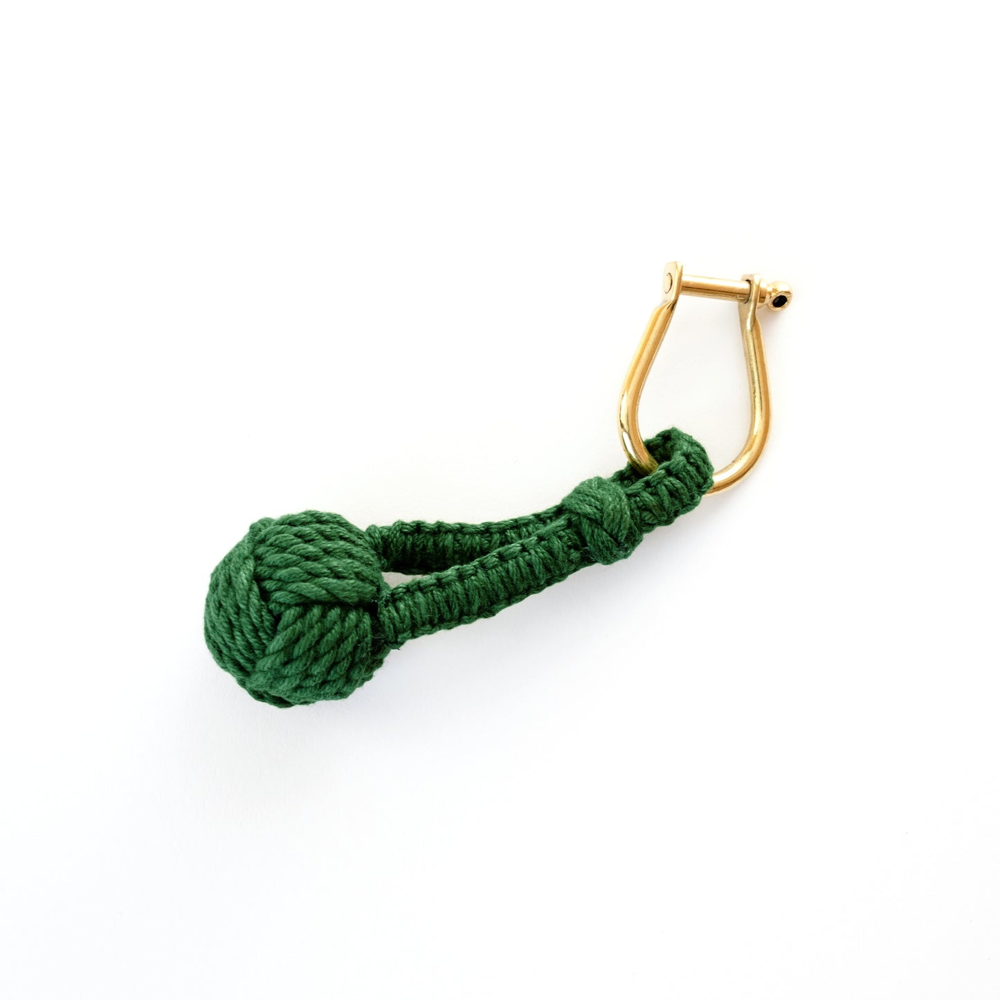 Monkey Knot Keyring green モンキーノット キーリング  グリーン