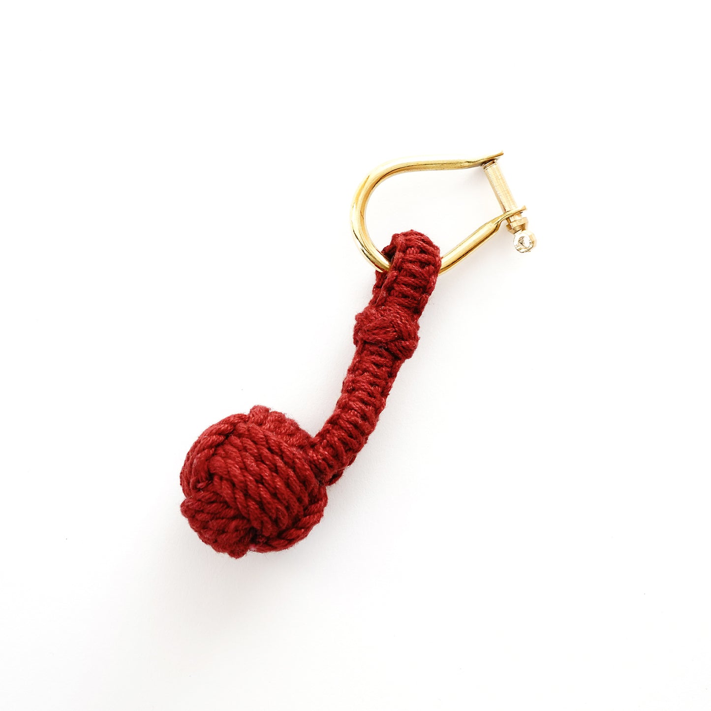 Monkey Knot Keyring red モンキーノット キーリング  レッド