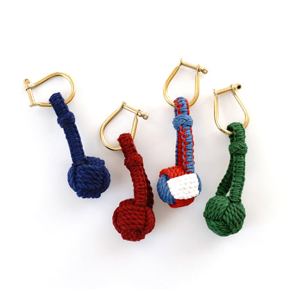 Monkey Knot Keyring tricolor モンキーノット キーリング  トリコロール