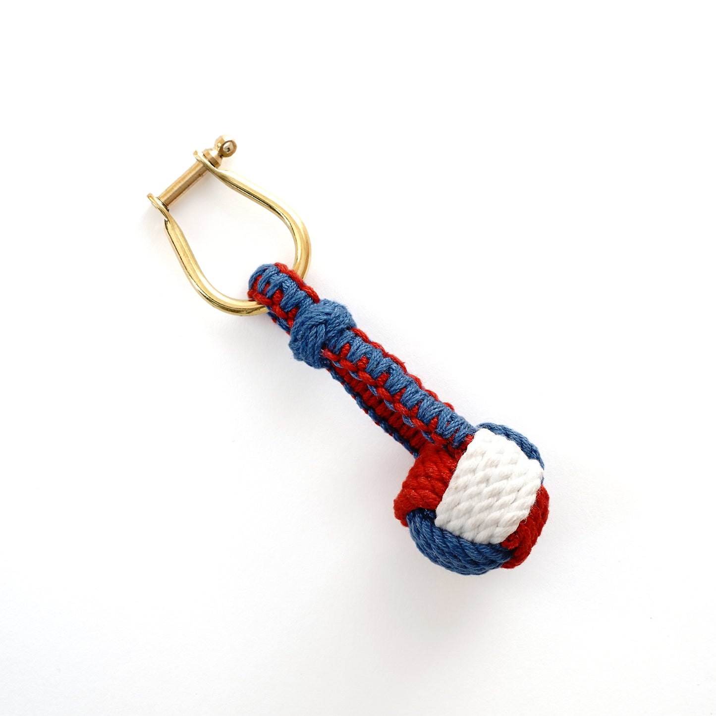 Monkey Knot Keyring tricolor モンキーノット キーリング  トリコロール