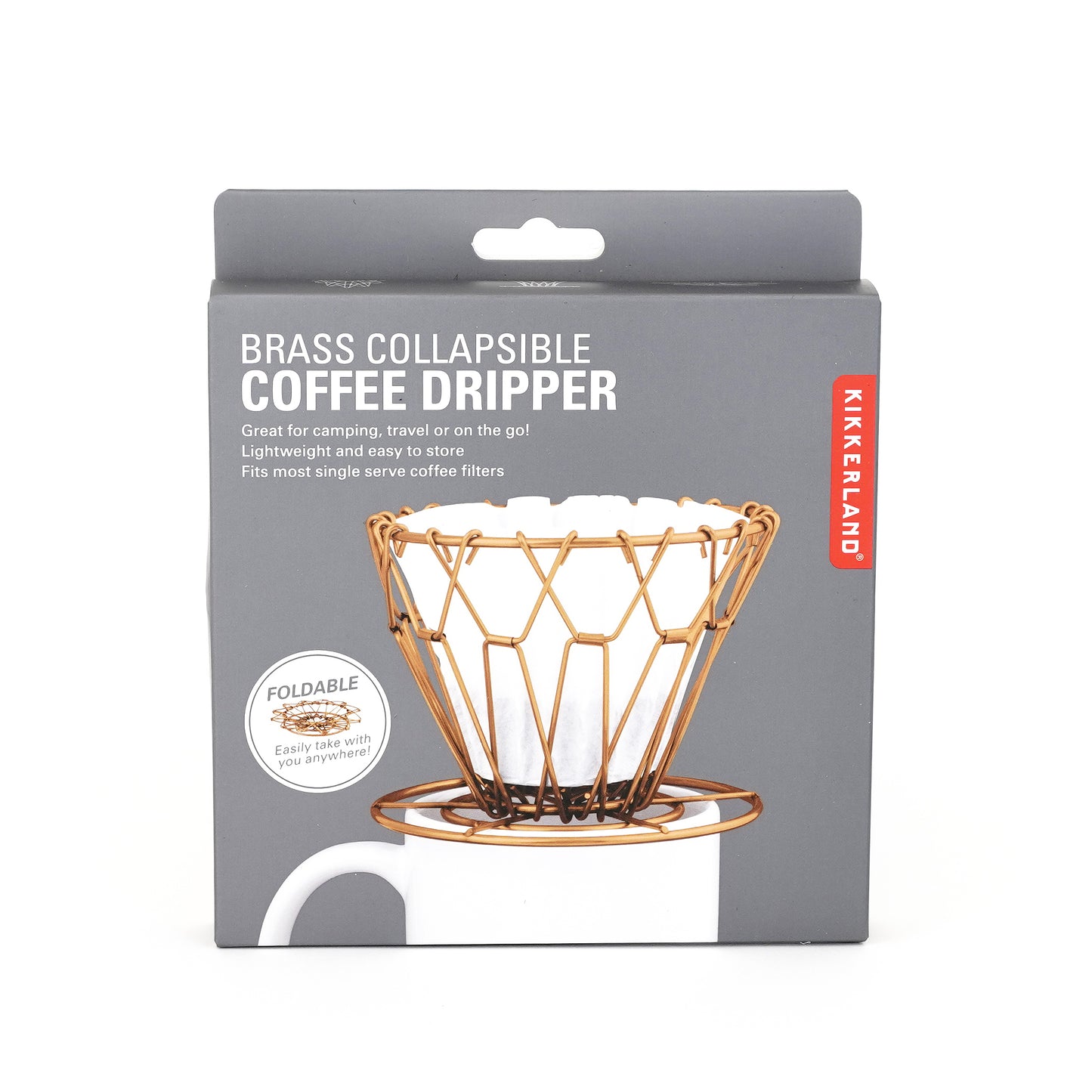 KIKKERLAND Collapsible Coffee Dripper Brass キッカーランド たためるコーヒードリッパー ブラス