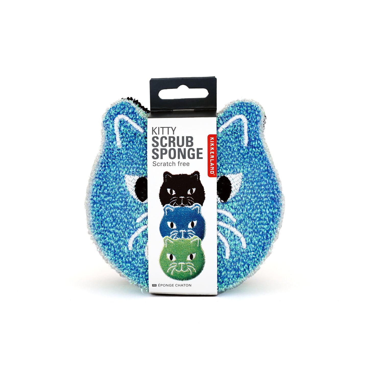 KIKKERLAND Kitty Scrub Sponge Set キッカーランド 猫のスポンジセット